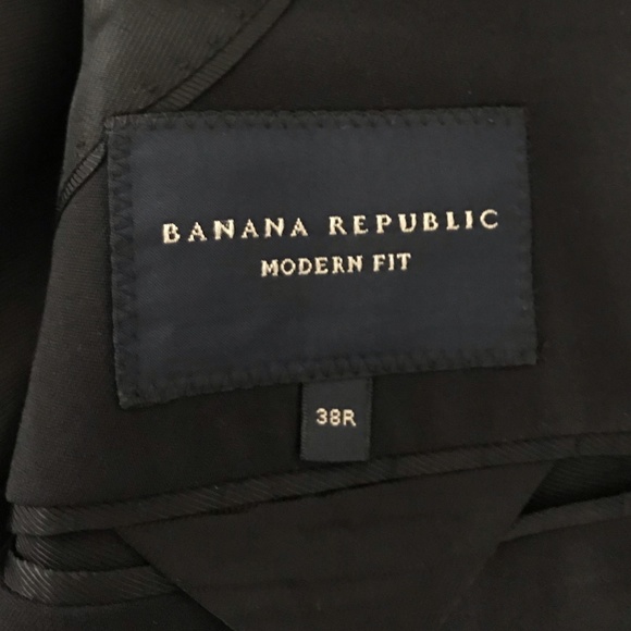 Banana Republic Modern Fit Wool Blazer/Black - 38R - Picture 5 of 9